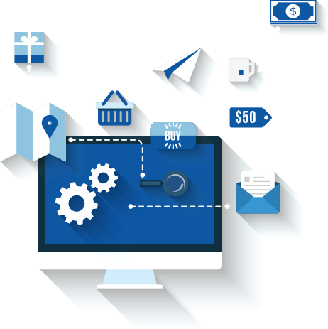Admin and user panel software interface